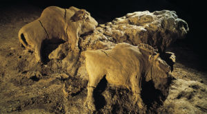 14000 Years Old Bisons Sculpture Found in Le d’Audoubert Cave, Ariege, France