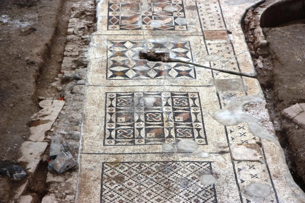 Enormous Roman Mosaic Found Under Farmer’s Field