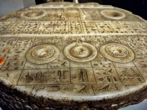 The mysterious Egyptian tablet that is similar to an aircraft control panel