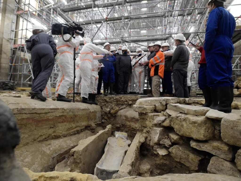 Archaeologists discover historical artefacts during Notre Dame Cathedral restoration