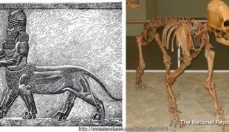 Skeletal Remains Of Half-Cat / Half-Human Now On Display In Cairo Museum