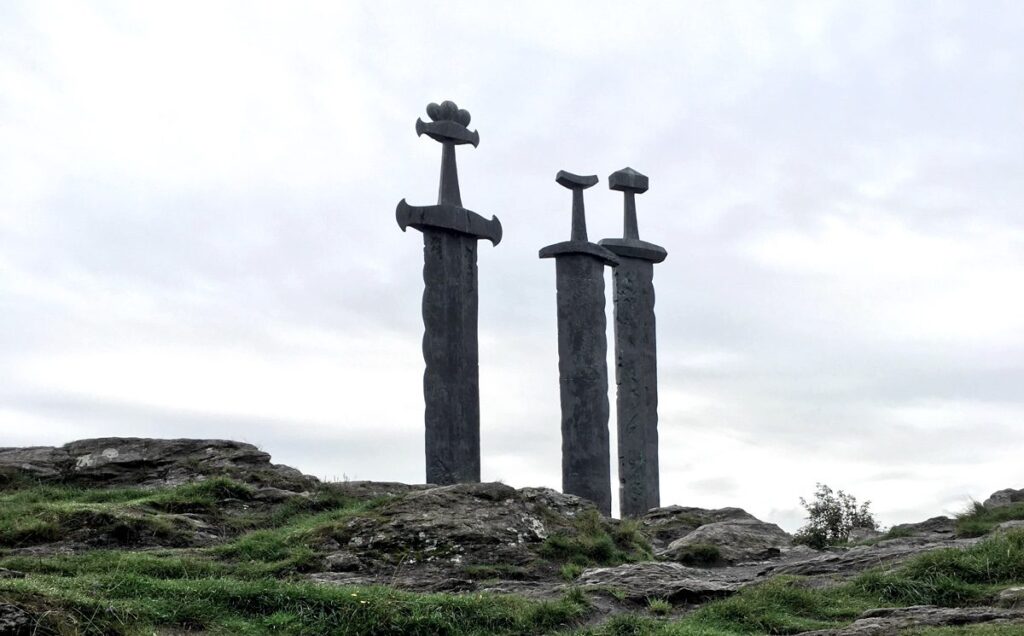 Unexpected Discovery of two Viking Swords in Upright Position in Sweden