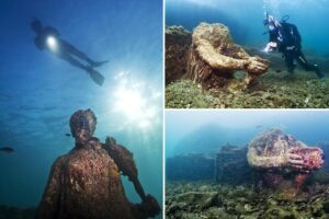 Lost city of the Caesars, where the Roman super-rich built their mansions, was revealed after centuries underwater