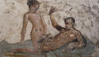ANCIENT EROTICA Pornographic Pompeii wall paintings reveal the raunchy services offered in ancient Roman brothels 2,000 years ago